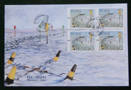 Åland FDC 2011 Machine Stamps Buoys, ATM Labels, MiNo 22 - Sea Marker - Aland