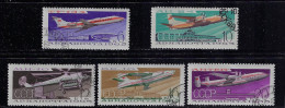 RUSSIA  1965  SCOTT #C104-C108 USED - Used Stamps