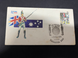 1-2-2024 (3 X 4) Australia Cover - 1979 - 175th Anniversary Of Tasmania Police (Hobart P/m) - Lettres & Documents