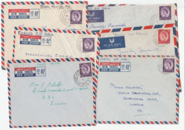 Collection Of KENYA British FORCES  1960s COVERS  From BFPO 10  Field Post Office FPO Gb Stamps Cover Military 6 Cover - Collections (sans Albums)