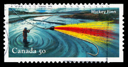 Canada (Scott No.2088c - Mouches à Pêche / Fishing Flies) (o) De Carnet / From Booklet - Gebruikt