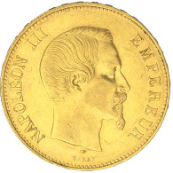 Second-Empire- 100 Francs Napoléon III Tête Nue 1857 Paris - 100 Francs (goud)