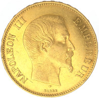 Second-Empire- 100 Francs Napoléon III Tête Nue 1855 Paris - 100 Francs-or