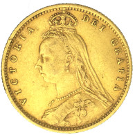 Royaume-Uni-Demi-Souverain Victoria 1892 Londres - 1/2 Sovereign