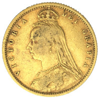 Royaume-Uni-Demi-Souverain Victoria  1892 Londres - 1/2 Sovereign