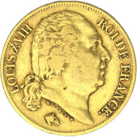 Louis XVIII-20 Francs 1817 Paris - 20 Francs (gold)