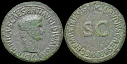 Germanicus, Struck Under Claudius AE As Legend Around Large S C - Die Julio-Claudische Dynastie (-27 / 69)