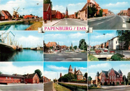 73873874 Papenburg Ems Kanal Hafen Ortspartien Kirche Rathaus Papenburg Ems - Papenburg