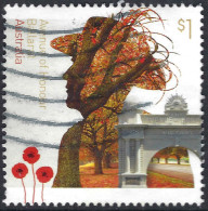 AUSTRALIA 2018 $1 Multicoloured, A Century Of Service, War Memorials-Avenue Of Honor Ballerat Used - Used Stamps
