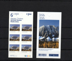 2020 Canada From Far And Wide Photography Nature Mount Kootenay Provincial Park Full Booklet Of 6 MNH Face/verso - Full Booklets