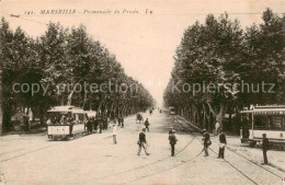 73854295 Strassenbahn Marseille Promenade Du Prado  - Tramways