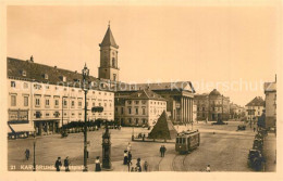 73552790 Strassenbahn Karlsruhe Marktplatz  - Tramways