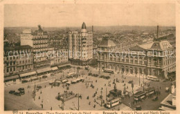 73552324 Strassenbahn Bruxelles Place Rogier Gare Du Nord   - Tramways