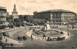 73535731 Strassenbahn Milano Largo Cairoli Monumento Garibaldi  - Tramways