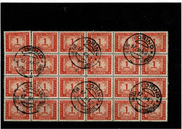 ITALIA REPUBBLICA ,Segnatasse ,blocco Di 24 Pezzi ,usato ,qualita Splendida - Postage Due