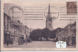 MOURMELON-LE-GRAND- EGLISE ET PLACE CLEMENCEAU - Camp De Châlons - Mourmelon