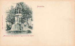 BELGIQUE - Bruxelles - Monument Des Comtes D'Egmont Et De Horn - Dos Non Divisé - Carte Postale Ancienne - Monuments, édifices