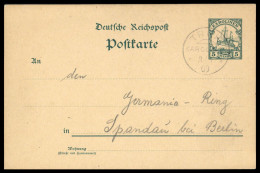 1909, Deutsche Kolonien Karolinen, P 7, Brief - Carolinen