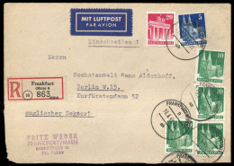 1948, Bizone, 80 Wg (4) U.a., Brief - Lettres & Documents