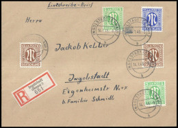 1945, Bizone, 9 U.a., Brief - Lettres & Documents