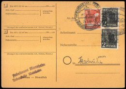 1948, Bizone, 36 I (2) U.a., Brief - Cartas & Documentos