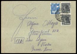 1948, Bizone, 36 I (2) U.a., Brief - Lettres & Documents