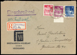 1949, Bizone, 94 Wg U.a., Brief - Briefe U. Dokumente