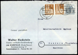 1948, Bizone, 40 I + 74 Wg (2), Brief - Lettres & Documents