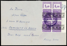1948, Bizone, 37 I ER W (4), Brief - Briefe U. Dokumente