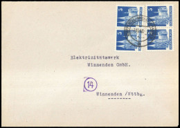 1948, Bizone, 75 Wg (4), Brief - Covers & Documents