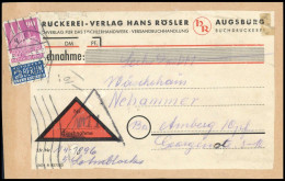 1948, Bizone, 96 Eg, Brief - Briefe U. Dokumente
