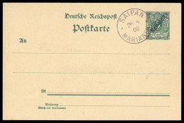 1900, Deutsche Kolonien Marianen, P 5, Brief - Mariana Islands