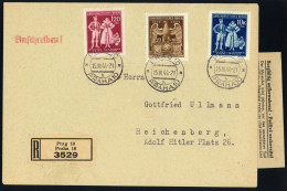 1944, Böhmen Und Mähren, 133-35, FDC - Otros & Sin Clasificación