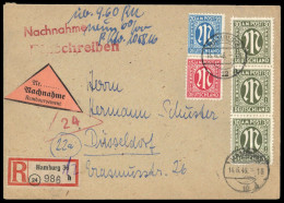 1945, Bizone, 29 (3) U.a., Brief - Lettres & Documents