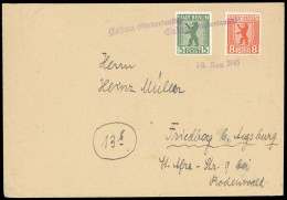 1945, SBZ Berlin Brandenburg, 1 AB, 3 A, Brief - Berlino & Brandenburgo