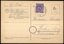1947, Bizone, P 671 U.a., Brief - Briefe U. Dokumente