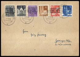 1948, Bizone, 36-38 I U.a., Brief - Briefe U. Dokumente