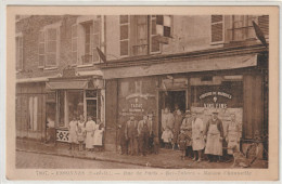 ESSONNES - Rue De Paris - Bar-Tabac Maison CHAUMETTE  - Photo-Ed.  N° 7807 - Essonnes