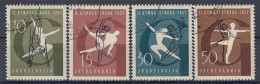 YUGOSLAVIA 823-826,used,falc Hinged - Gymnastique
