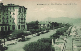 FRANCE - Hendaye - Hôtel Eskualduna - Boulevard De La Plage - Carte Postale Ancienne - Hendaye