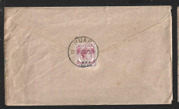 B.M.A Stamps On Cover From Muar  To India  Good Condition (B10) - Malaya (British Military Administration)