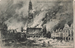 FRANCE - Arras - Hôtel De Ville - Incendié Par Les Allemands - Gustave Fraipont - Carte Postale Ancienne - Arras