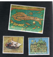 VATICANO (VATICAN) - UNIF. 518.523 - 1972 SALVIAMO VENEZIA (COLMPLET SET OF 6 STAMPS, 4 SE-TENANT) -  MINT** - Nuevos