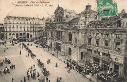 FRANCE - Angers - Place Du Ralliement - Théâtre Et Le Grand Hôtel - Carte Postale Ancienne - Angers