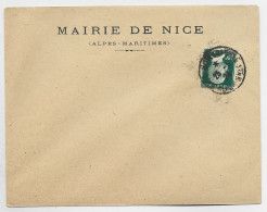 FRANCE PASTEUR 10C VERT N°170 LETTRE NICE 25.5.1923 1ER JOUR DU TIMBRE NON VOYAGEE - ....-1949