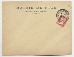 FRANCE PASTEUR 30C  ROUGE  N°173 LETTRE NICE 23.5.1923 1ER JOUR DU TIMBRE NON VOYAGEE - ....-1949