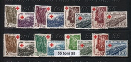 1946 -1947 Red Cross I+II 8v - MNH BULGARIA /Bulgarie - Ongebruikt