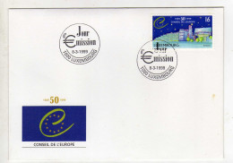 Enveloppe 1er Jour LUXEMBOURG Oblitération 1000 LUXEMBOURG 08/03/1999 - FDC