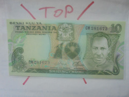 TANZANIE 10 SHILLINGS 1978 Neuf (B.32) - Tanzanie