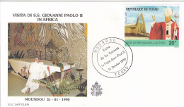 CHAD Cover 9-10,popes Travel 1990 - Papi